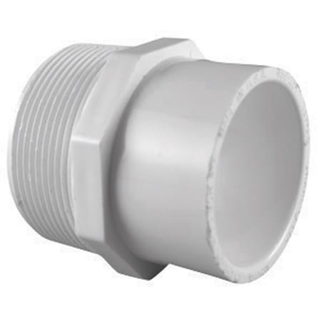 Charlotte Pipe And Foundry Charlotte Pipe Schedule 40 2 in. MPT X 1-1/2 in. D Slip PVC Pipe Adapter 1 pk PVC 02110 1600